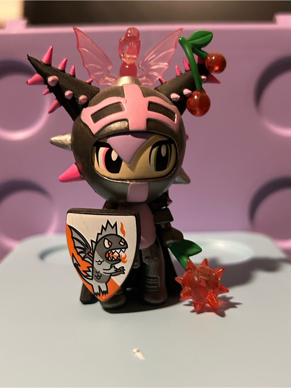 Tokidoki Kawaii Princess Warriors SABOCHAN Ninja Figurine Dragon Figure Cherry